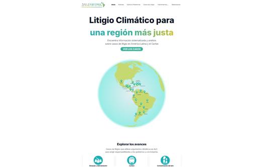 Mappa dei Litigi Climatici in America Latina