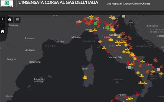 L'insensata corsa al gas dell'Italia - Legambiente
